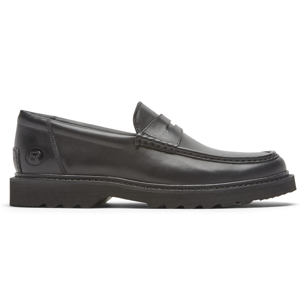 Rockport Slip-On For Mens Black - Peirson Penny Keeper - QS4802653